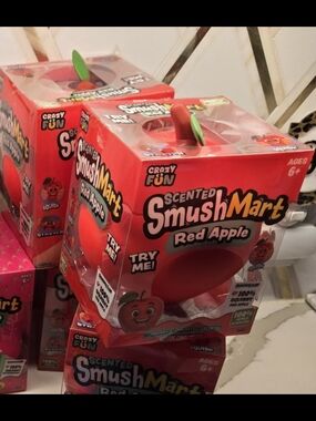 Scented SmushMart Red Apple Kids Toy Squishy